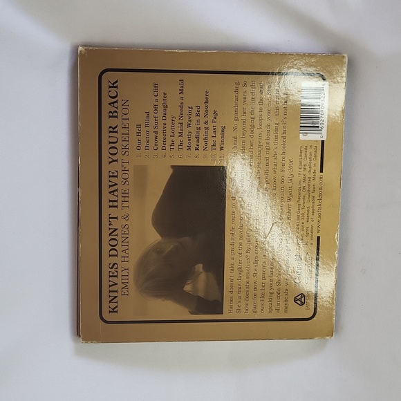 Emily Haines & the soft skeleton Knives don't have your back CD good used condit - Picture 9 of 10